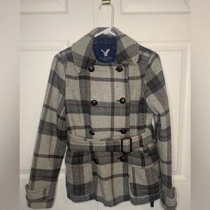 AMERICAN Eagle, women’s pea coat, small.